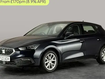 Used Seat Leon SE 110 HP (80 kW) 2022 Blue Hatchback