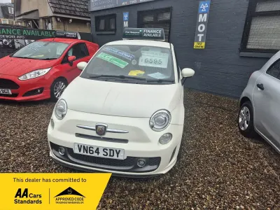 Begagnad Abarth 595 Turismo 160 HK (117 kW) 2014 Vit Halvkombi