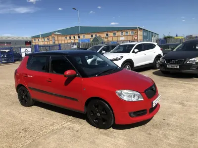 Used Skoda Fabia Sport 2009 Red Hatchback