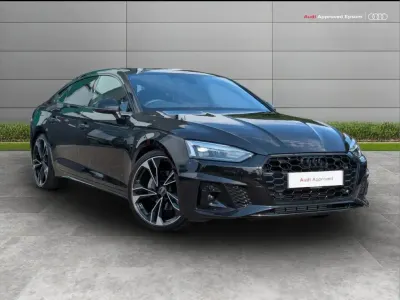 Used Audi A5 Black Edition 200 HP (147 kW) 2023 Black Coupe