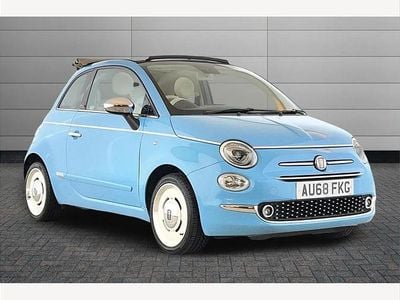 Blue Used 2018 Fiat 500C Cabriolet | £7,499 (Fair price)