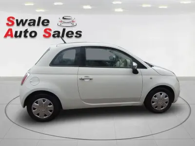 Used Fiat 500 Pop 69 HP (50 kW) 2009 White Hatchback