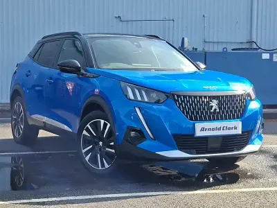 Used Peugeot 2008 GT-line 129 HP (94 kW) 2021 Blue SUV
