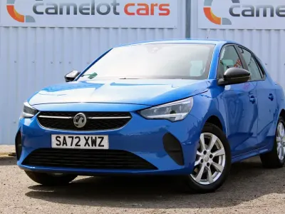 Used Vauxhall Corsa Design Edition 75 HP (55 kW) 2022 Blue Hatchback