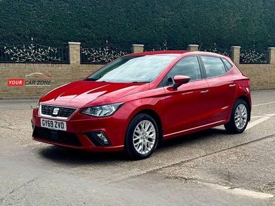 Begagnad Seat Ibiza SE Technology 95 HK (69 kW) 2019 Röd Halvkombi