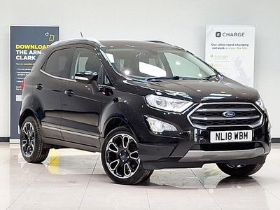 Used Ford Ecosport Titanium 125 HP (91 kW) 2018 Black SUV