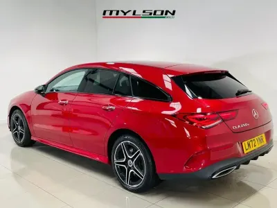 Used Mercedes CLA250e Shooting Brake AMG line 218 HP (160 kW) 2022 Red Estate