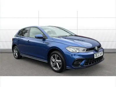 Used VW Polo R-line 110 HP (80 kW) 2022 Blue Hatchback
