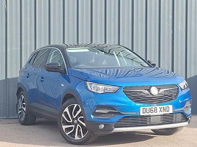 Used Vauxhall Grandland X Elite 130 HP (95 kW) 2018 Blue SUV