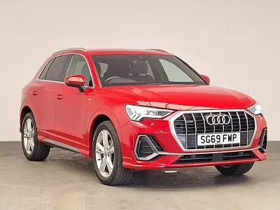 Used Audi Q3 S-Line 150 HP (110 kW) 2019 Red SUV