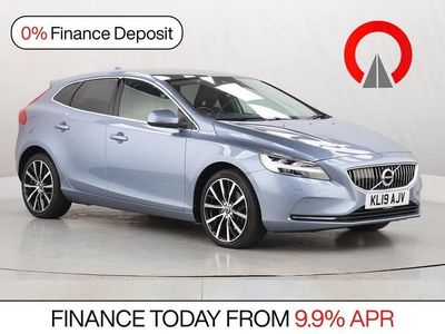 Used Volvo V40 Inscription 150 HP (110 kW) 2019 Blue Hatchback