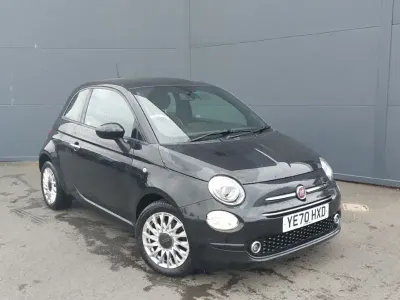 Używany Fiat 500 Lounge 70 KM (51 kW) 2020 Czarny Hatchback