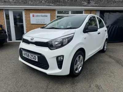 Used Kia Picanto 66 HP (48 kW) 2018 White Hatchback