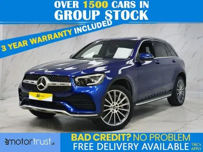 Used Mercedes GLC300de AMG line 2021 Blue SUV