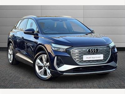 Used Audi Q4 e-tron S-Line 125 kW (170 HP) 2022 Blue SUV
