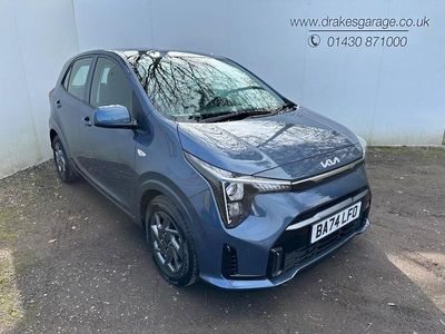 Used Kia Picanto 2024 Blue Hatchback