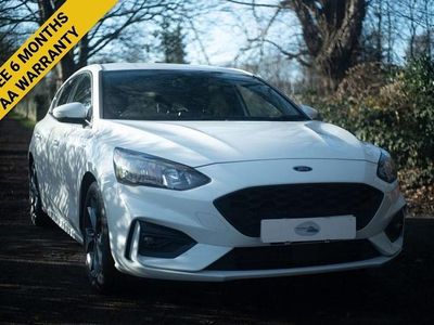 White Used 2019 Ford Focus ST-Line Hatchback | £10,795 (Fair price)