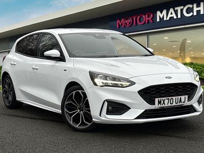 White Used 2020 Ford Focus ST-Line X Hatchback | £14,949 (Fair price)