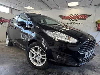 Used Ford Fiesta Zetec 2017 Black Hatchback