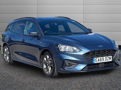 Used Ford Focus ST-Line 125 HP (91 kW) 2019 Blue Estate
