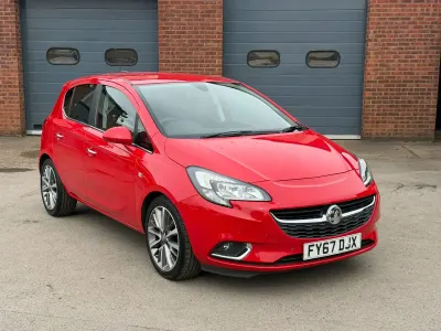 Used Vauxhall Corsa 89 HP (65 kW) 2017 Red Hatchback