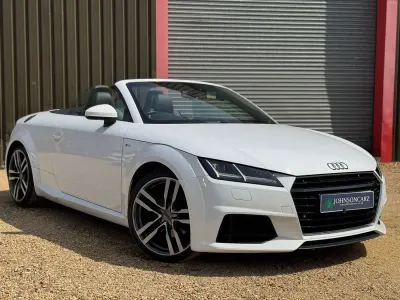 Used Audi TTS S-Line 310 HP (228 kW) 2016 White Cabriolet