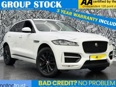 Used Jaguar F-Pace R-Sport 180 HP (132 kW) 2018 White SUV