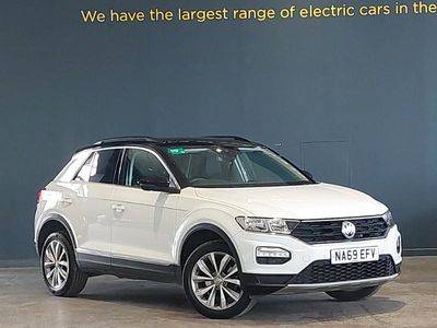 Begagnad VW T-Roc Design 115 HK (84 kW) 2019 Vit SUV