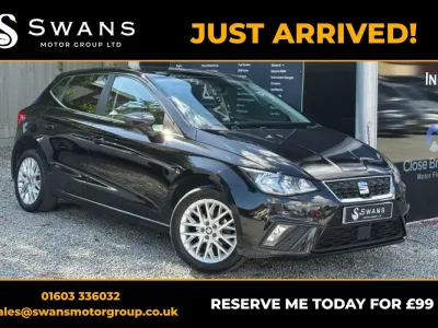 Used Seat Ibiza Design 75 HP (55 kW) 2017 Black Hatchback