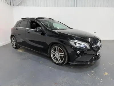 Used Mercedes A180 AMG line 109 HP (80 kW) 2016 Black Hatchback