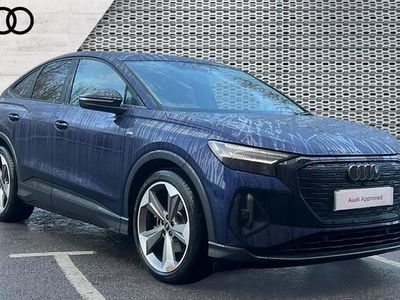 Used Audi Q4 e-tron Black Edition 125 kW (170 HP) 2025 Blue SUV