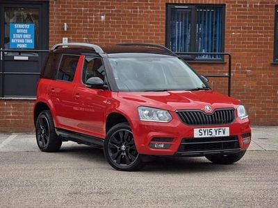 Red Used 2015 Skoda Yeti Monte Carlo SUV | £9,690 (Fair price)