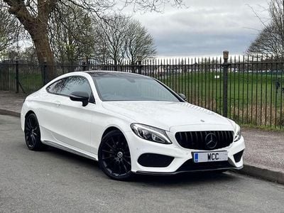 Used Mercedes C220 AMG line 2016 White Coupe