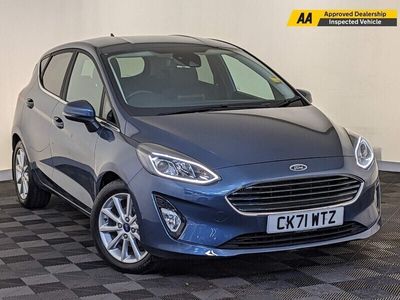 used Ford Fiesta 1.0T EcoBoost MHEV Titanium Euro 6 (s/s) 5dr SVC HISTORY 1 OWNER SAT NAV Hatchback