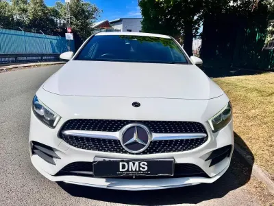 Used Mercedes A180 AMG line 116 HP (85 kW) 2019 White Hatchback