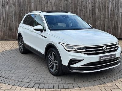 White Used 2022 VW Tiguan Elegance SUV | £24,999 (Fair price)