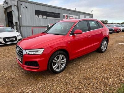 Red Used 2017 Audi Q3 S-Line SUV | £11,349 (Fair price)
