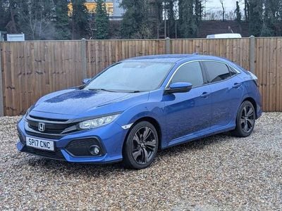 Blue Used 2017 Honda Civic SR Hatchback | £7,600 (Fair price)