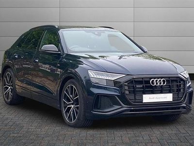 Begagnad Audi Q8 Black Edition 286 HK (210 kW) 2023 Blå SUV