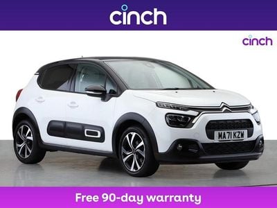 White Used 2021 Citroën C3 PureTech Hatchback | £11,199 (Fair price)
