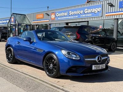 Used Mercedes SLC180 AMG line 2018 Blue Cabriolet