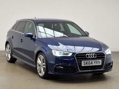 Used Audi A3 S-Line 125 HP (91 kW) 2014 Blue Hatchback