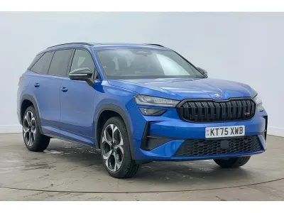 Used Skoda Kodiaq vRS 195 HP (143 kW) 2026 Race blue metallic SUV