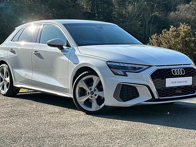 Used Audi A3 S-Line 108 HP (79 kW) 2024 White Hatchback