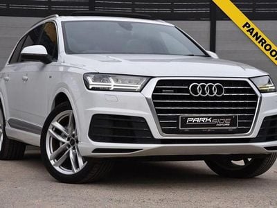Begagnad Audi Q7 S-Line 272 HK (200 kW) 2015 Vit SUV