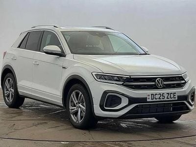 White New 2025 VW T-Roc R-line SUV | £28,777 (Fair price)