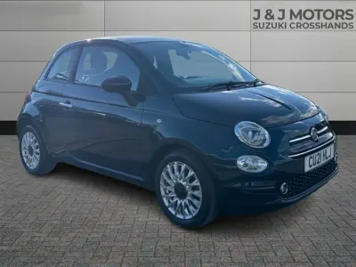 Used Fiat 500 Lounge 70 HP (51 kW) 2021 Blue Hatchback