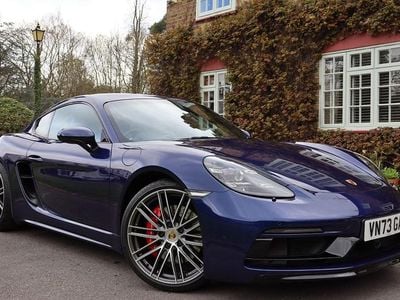Used Porsche 718 Cayman 2023 Blue Coupe