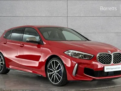 Used BMW M135 Shadowline 302 HP (222 kW) 2024 Red Hatchback