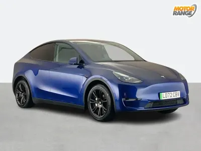 Used Tesla Model Y Long Range AWD 378 kW (514 HP) 2022 Blue SUV